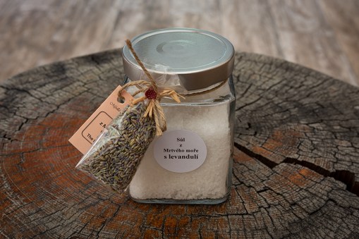 Sůl z Mrtvého moře - levandule (500g)